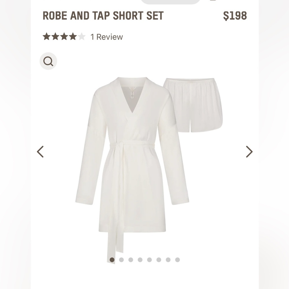 SKIMS bridal set in size small